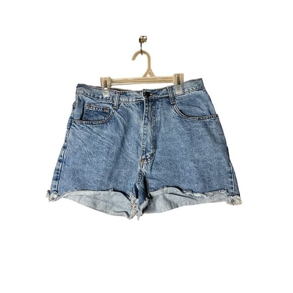 Vintage Tommy Hilfiger 90’s/Y2K High‎ Rise Jean Shorts Size 13/14 - Picture 1 of 9